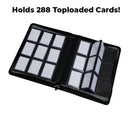 Banana Merch Max Protection Toploader Binder - 9 Pocket Zipped Toploader Binder Holds 288 Toploaders! - For Trading Cards