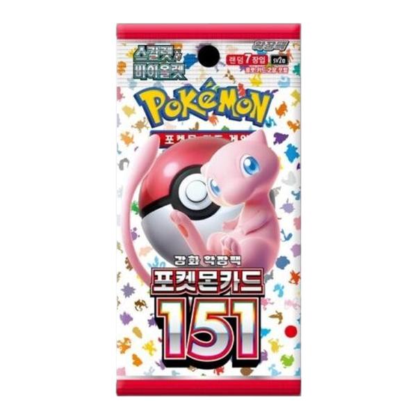 Pokemon 151 Korean Booster Pack - Trading Cards