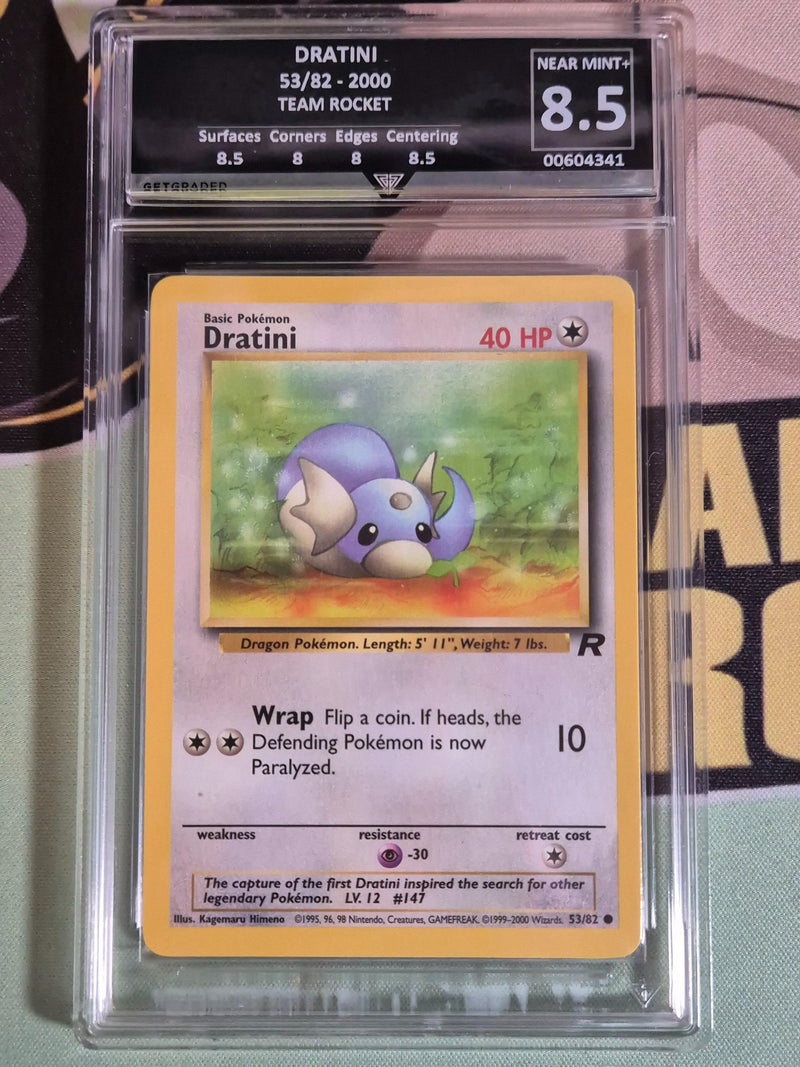 Pokemon WOTC Vintage Slab Pack - Mystery Graded Pack - Pokemon Trading Cards Banana Merch - 1 Graded Card Per Pack