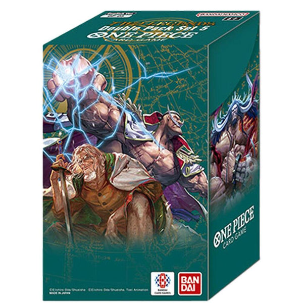 One Piece Trading Card Game - Double Pack Set (DP-05) - 2 Packs and 1 Don Card