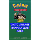 Pokemon WOTC Vintage Slab Pack - Mystery Graded Pack - Pokemon Trading Cards Banana Merch - 1 Graded Card Per Pack