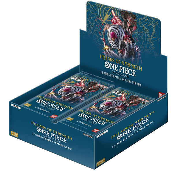 OP03 Pillars Of Strength English Booster Box - One Piece Trading Card Game