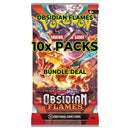 10x Pokemon Obsidian Flames Booster Pack Bundle Deal - Trading Cards