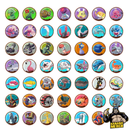 Pokemon Paldea Metal Magnet Box Set 2  - 1 Magnet and 2 Booster Packs - Simplified Chinese Trading Card Game