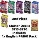 One Piece TCG: Starter Decks - Contains 1 PRB01 Pack Plus Deck - One Piece Trading Card Game