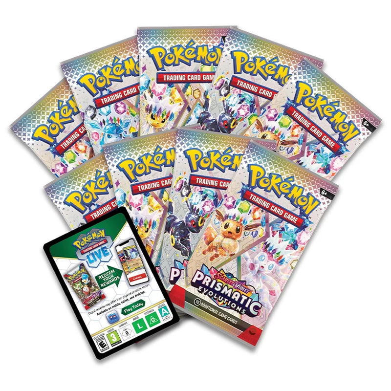 Pokemon Prismatic Evolutions Elite Trainer Box - Pokemon Trading Card Game