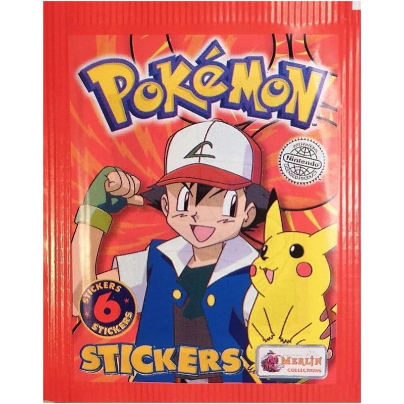 Pokemon Stickers 1999 - Topps Merlin Pack of Stickers