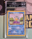 Pokemon WOTC Vintage Slab Pack - Mystery Graded Pack - Pokemon Trading Cards Banana Merch - 1 Graded Card Per Pack
