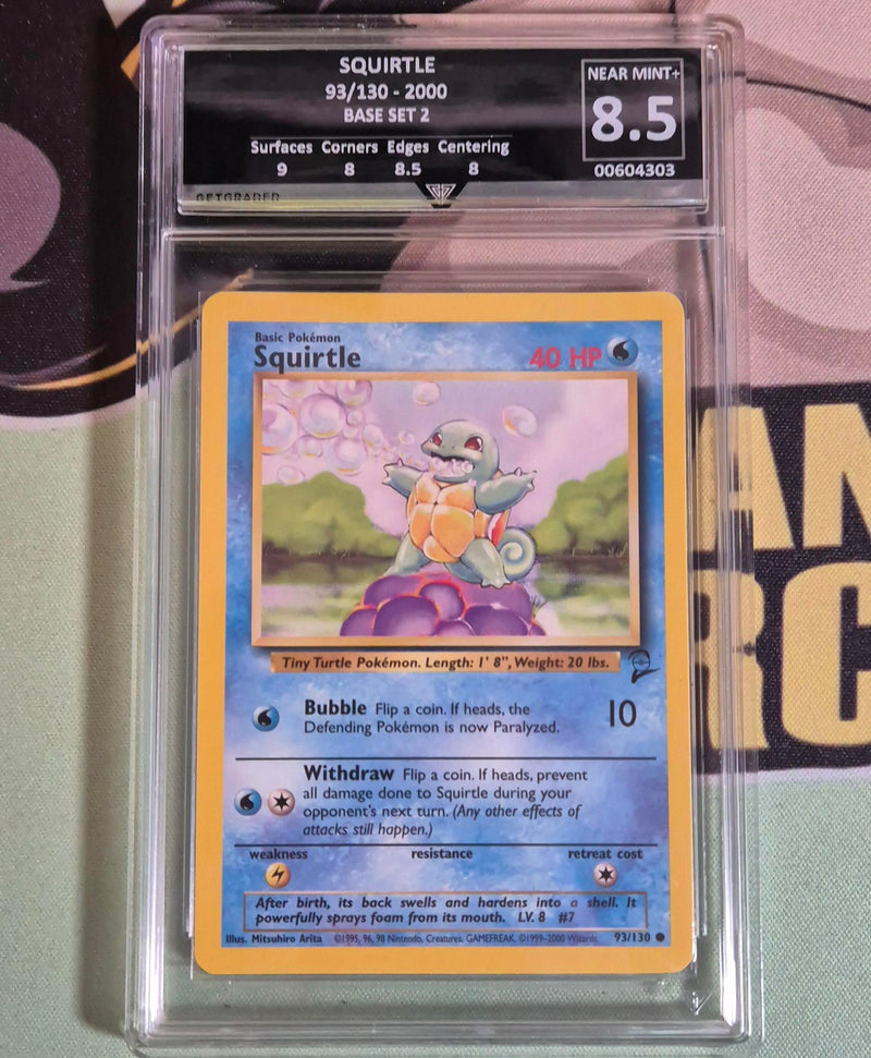 Pokemon WOTC Vintage Slab Pack - Mystery Graded Pack - Pokemon Trading Cards Banana Merch - 1 Graded Card Per Pack