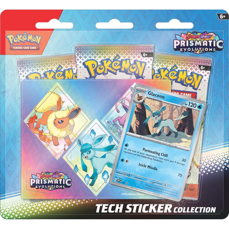 Pokemon Prismatic Evolutions Tech Sticker Collection - Pokemon Trading Card Game
