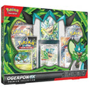Pokemon Ogerpon ex Premium Collection - 6 Booster Packs & 3 Promo's - Plus Card Stand - Pokemon Trading Card Game