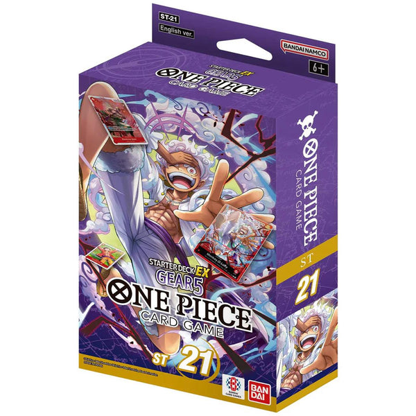 One Piece Starter Deck EX - Gears (ST-21) + Promo Pack and Sleeves Inside - One Piece Trading Card Game
