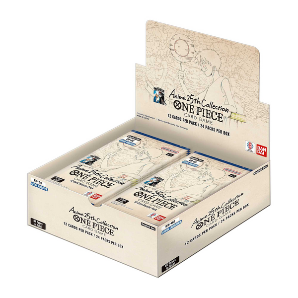 EB-02 Extra Booster Anime 25th English Booster Box - One Piece Trading Card Game