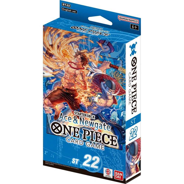 One Piece Starter Deck- Ace & Newgate (ST-22) - Includes 3 Card Alt Art Bonus Pack - One Piece Trading Card Game