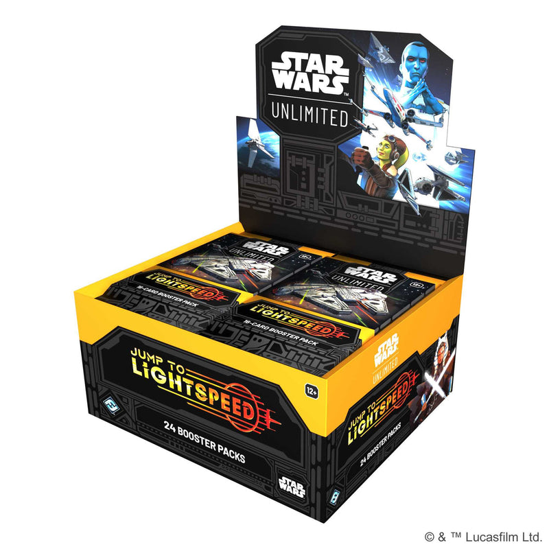 Star Wars Unlimited - Jump to Lightspeed Booster Box (24 Packs) - Star Wars Unlimited Trading Cards Game