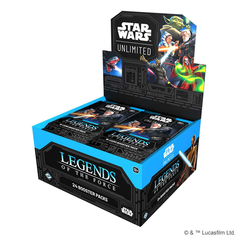 Star Wars Unlimited - Legends of the Force Booster Box (24 Packs) - Star Wars Unlimited Trading Cards Game