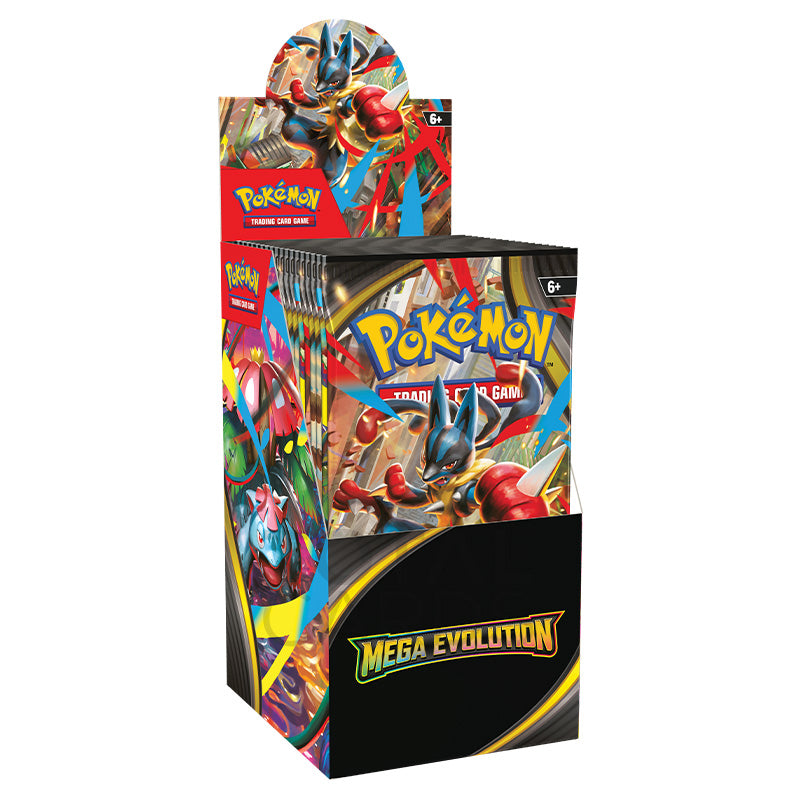 Pokemon Mega Evolution Half Booster Box (18 Packs) - Pokemon Trading Card Game