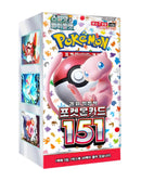 Pokemon 151 Korean Booster Box - Trading Cards