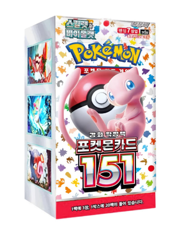 Pokemon 151 Korean Booster Box - Trading Cards