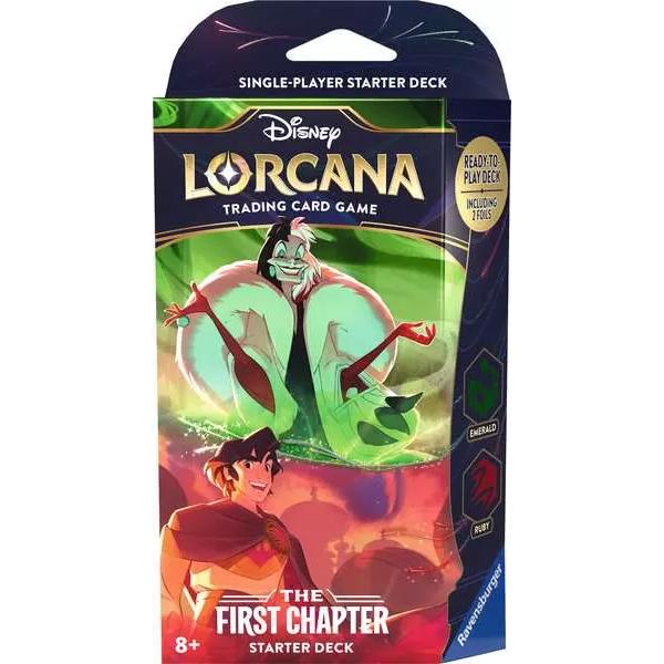 Disney Lorcana Trading Card Game Starter Deck Selection - 60 Cards