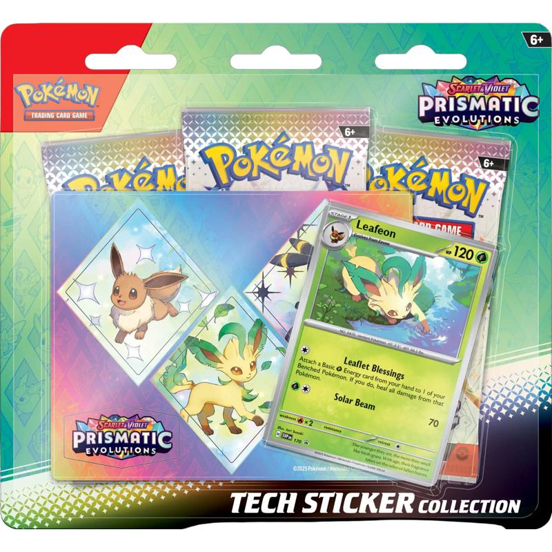 Pokemon Prismatic Evolutions Tech Sticker Collection - Pokemon Trading Card Game
