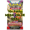 10x Packs Pokemon Paldea Evolved MEGA VALUE BUNDLE - Trading Cards