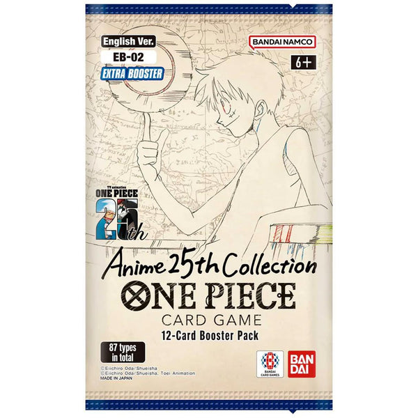 EB02 Extra Booster Anime 25th Collection Booster Pack - One Piece Trading Card Game