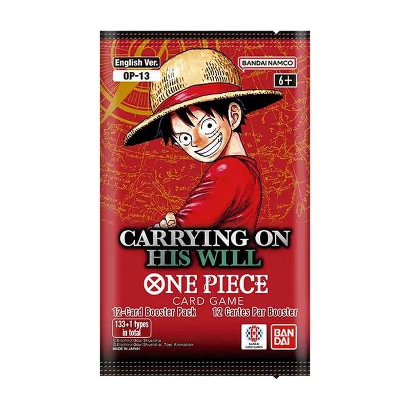 OP13 Carrying On His Will Booster Pack - One Piece Trading Card Game