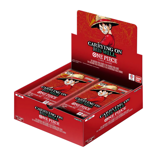 OP-13 Carrying On His Will English Booster Box - One Piece Trading Card Game