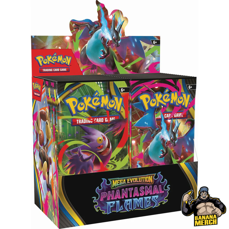 Pokemon Phantasmal Flames Booster Box (36 Packs) - Pokemon Trading Card Game