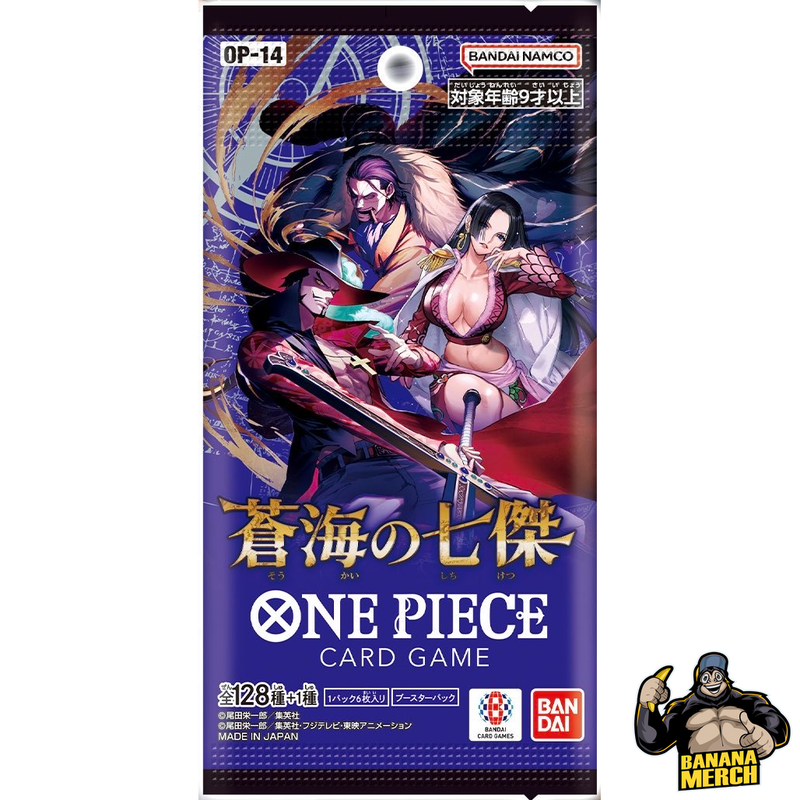 One Piece OP14 Seven Warlords Japanese Booster Box - One Piece Japanese Trading Card Game