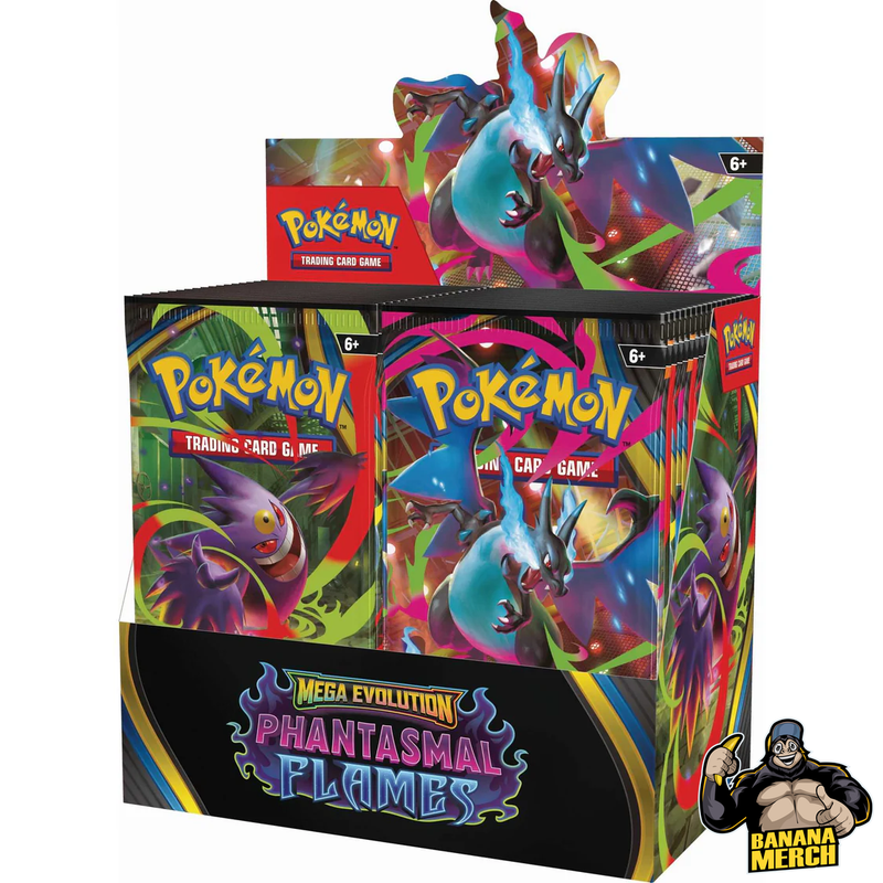 Pokemon Phantasmal Flames Booster Box (36 Packs) - Pokemon Trading Card Game
