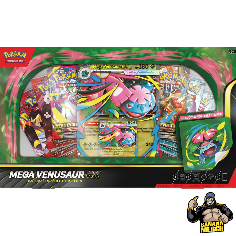 Pokemon Mega Venusaur ex Premium Collection - Pokemon Trading Card Game