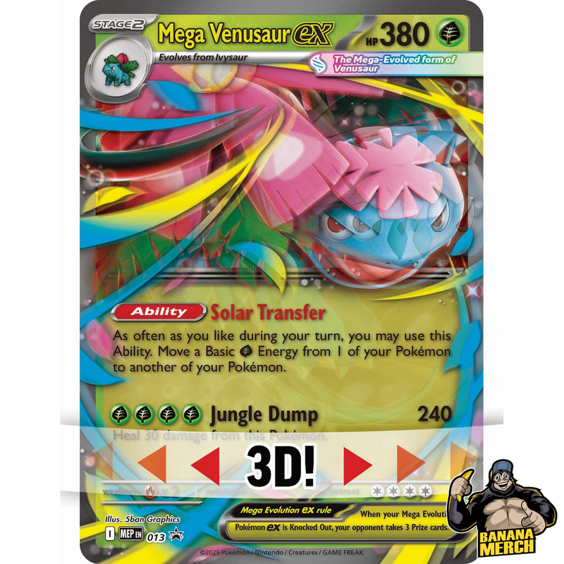 Pokemon Mega Venusaur ex Premium Collection - Pokemon Trading Card Game