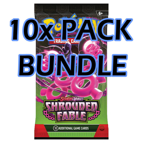 Pokemon Shrouded Fable - 10x Pack Bundle - Pokemon Trading Card Game