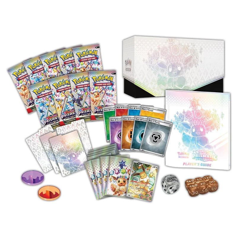 Pokemon Prismatic Evolutions Elite Trainer Box - Pokemon Trading Card Game