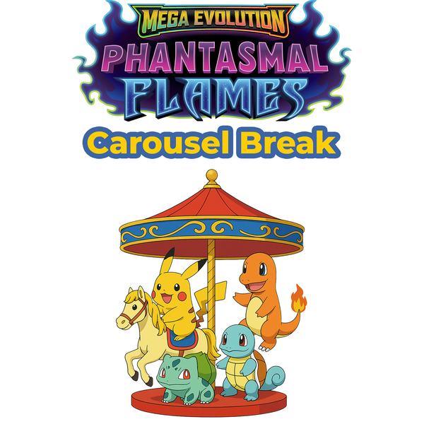 LIVE OPENING ONLY Carousel Break Phantasmal Flames - Pokemon Trading Card Game