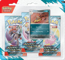 Pokemon Journey Together 3-pack Blister - Pokemon Trading Card Game