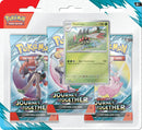 Pokemon Journey Together 3-pack Blister - Pokemon Trading Card Game